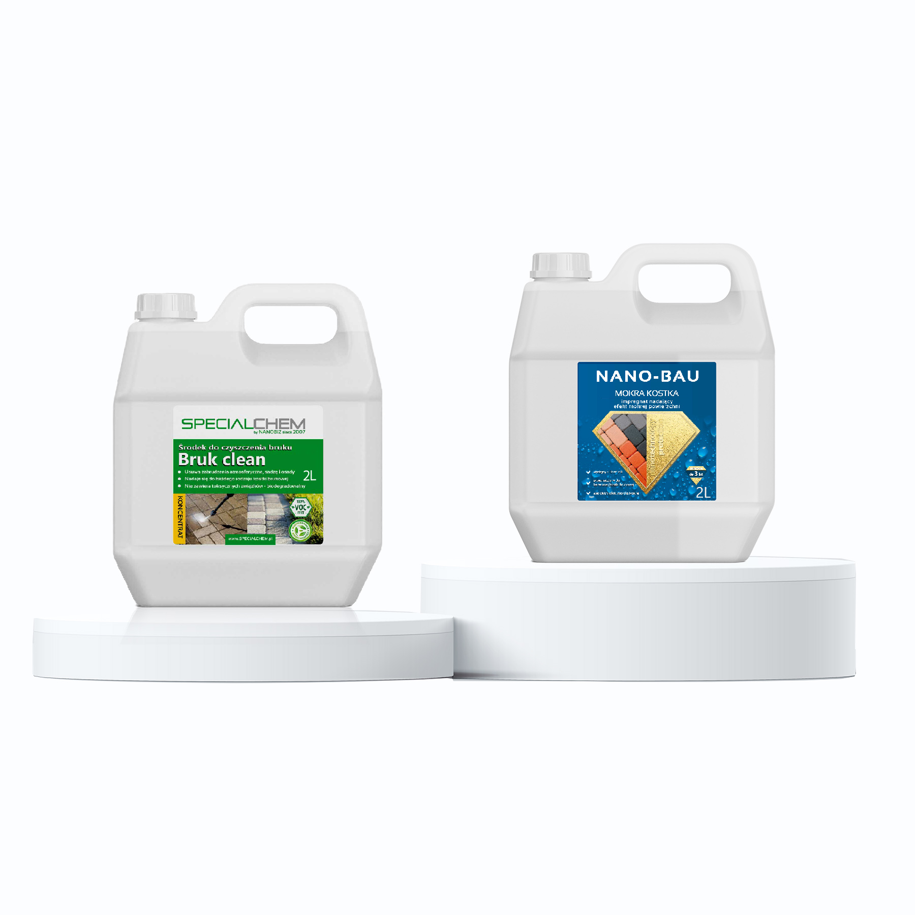 NANO-BAU MOKRA KOSTKA + SPECIALCHEM BRUK CLEAN — zestaw